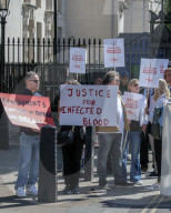 Victims of UK's infected blood scandal demand compensation