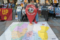 Campaigners Stage Oil Spill Outside Shell  HQ in London, UK.