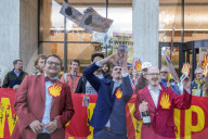 Campaigners Stage Oil Spill Outside Shell  HQ in London, UK.