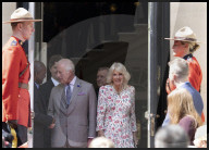 King Charles and Queen Camilla at Canada House in London, UK.