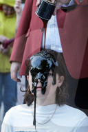 Campaigners Stage Oil Spill Outside Shell  HQ in London, UK.