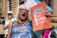 Transgender Rights Protest At Equalities And Human Rights Commission