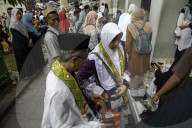 Departure Of Prospective Hajj Pilgrims In Indonesia