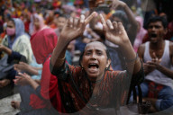 Garment Workers Protest In Dhaka, Bangladesh
