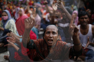 Garment Workers Protest In Dhaka, Bangladesh