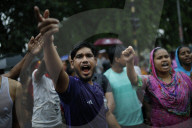 Garment Workers Protest In Dhaka, Bangladesh