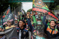 Ride-Hailing Drivers Protest In Jakarta