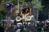 Ride-Hailing Drivers Protest In Jakarta