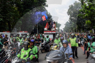 Ride-Hailing Drivers Protest In Jakarta