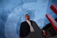 Adrian Zandberg's Election Rally In Krakow