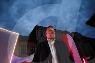 Adrian Zandberg's Election Rally In Krakow