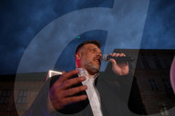 Adrian Zandberg's Election Rally In Krakow