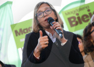 Magdalena Biejat's Election Rally In Krakow