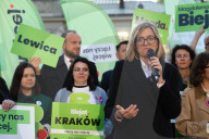 Magdalena Biejat's Election Rally In Krakow