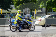 German Motorcycle Police Officers