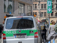 Police Presence At Munich Marienplatz
