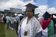 Anti-War Protests At George Washington University's Commencement