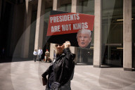 Demonstrators Protest Outside Of Fox News Headquarters