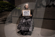 Demonstrators Protest Outside Of Fox News Headquarters