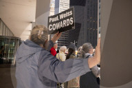 Demonstrators Protest Law Firms That Cut Deals With Trump