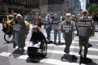 Demonstrators Protest Law Firms That Cut Deals With Trump