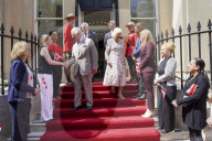 The King and Queen at Canada House in London, UK.