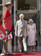 The King and Queen at Canada House in London, UK.