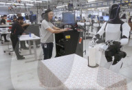 Tesla robots being trained in. household chores