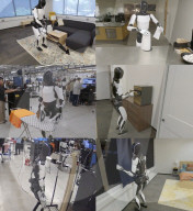 Tesla robots being trained in. household chores