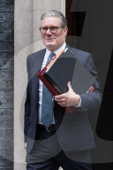 Keir Starmer Departs Downing Street For PMQs In London