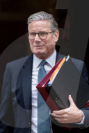 Starmer Departs Downing Street For PMQs