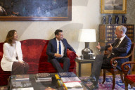 Portuguese President Receives In Audience Rui Rocha Representative Of Political Party IL Following Election Results