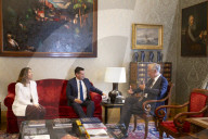 Portuguese President Receives In Audience Rui Rocha Representative Of Political Party IL Following Election Results