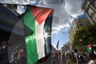 Protests In Madrid Against Arms Sales To Israel