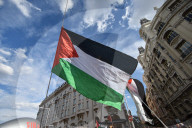 Protests In Madrid Against Arms Sales To Israel