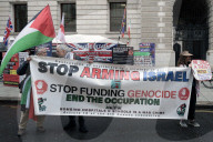 Palestinian Protest at UK Treasury