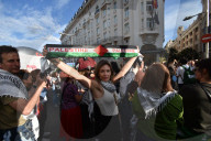 Protests In Madrid Against Arms Sales To Israel