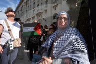 Protests In Madrid Against Arms Sales To Israel