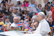 Pope Leo XIV Holds His First Wednesday Weekly Audience In St. Peter's Square