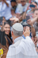 Pope Leo XIV Holds His First Wednesday Weekly Audience In St. Peter's Square