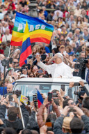 Pope Leo XIV Holds His First Wednesday Weekly Audience In St. Peter's Square