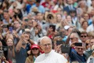 Pope Leo XIV Holds His First Wednesday Weekly Audience In St. Peter's Square