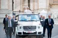 Pope Leo XIV Holds His First Wednesday Weekly Audience In St. Peter's Square