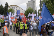 Steel Workers Rally In Warsaw.