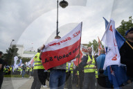 Steel Workers Rally In Warsaw.