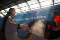 Solidarity Train With Donations For The Flood Victims Of San Cayetano, Campana, Buenos Aires Province