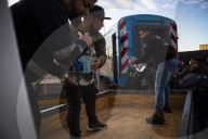 Solidarity Train With Donations For The Flood Victims Of San Cayetano, Campana, Buenos Aires Province