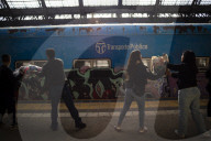 Solidarity Train With Donations For The Flood Victims Of San Cayetano, Campana, Buenos Aires Province