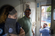 Solidarity Train With Donations For The Flood Victims Of San Cayetano, Campana, Buenos Aires Province