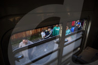 Solidarity Train With Donations For The Flood Victims Of San Cayetano, Campana, Buenos Aires Province
